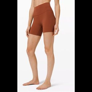 Lululemon Align Short 4” in Burnt Orange - Sz 14